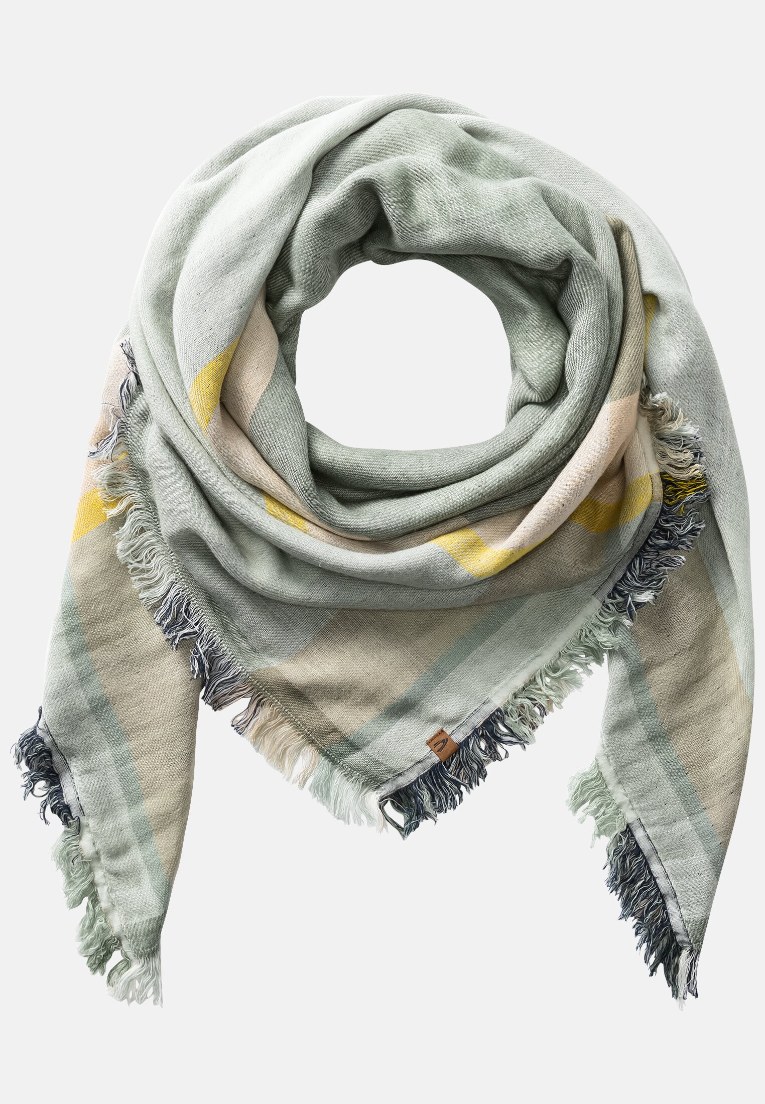 Camel Active Fine woven scarf made from soft cotton mix