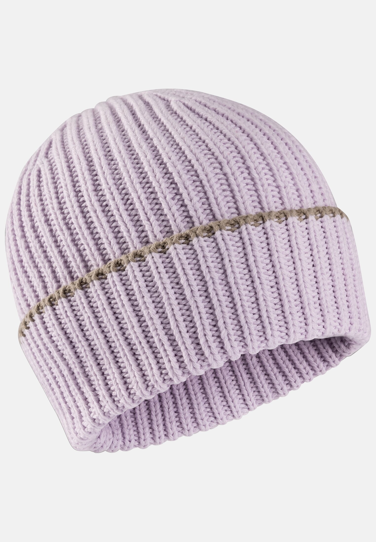 Camel Active Knitted beanie with contrasting stripes