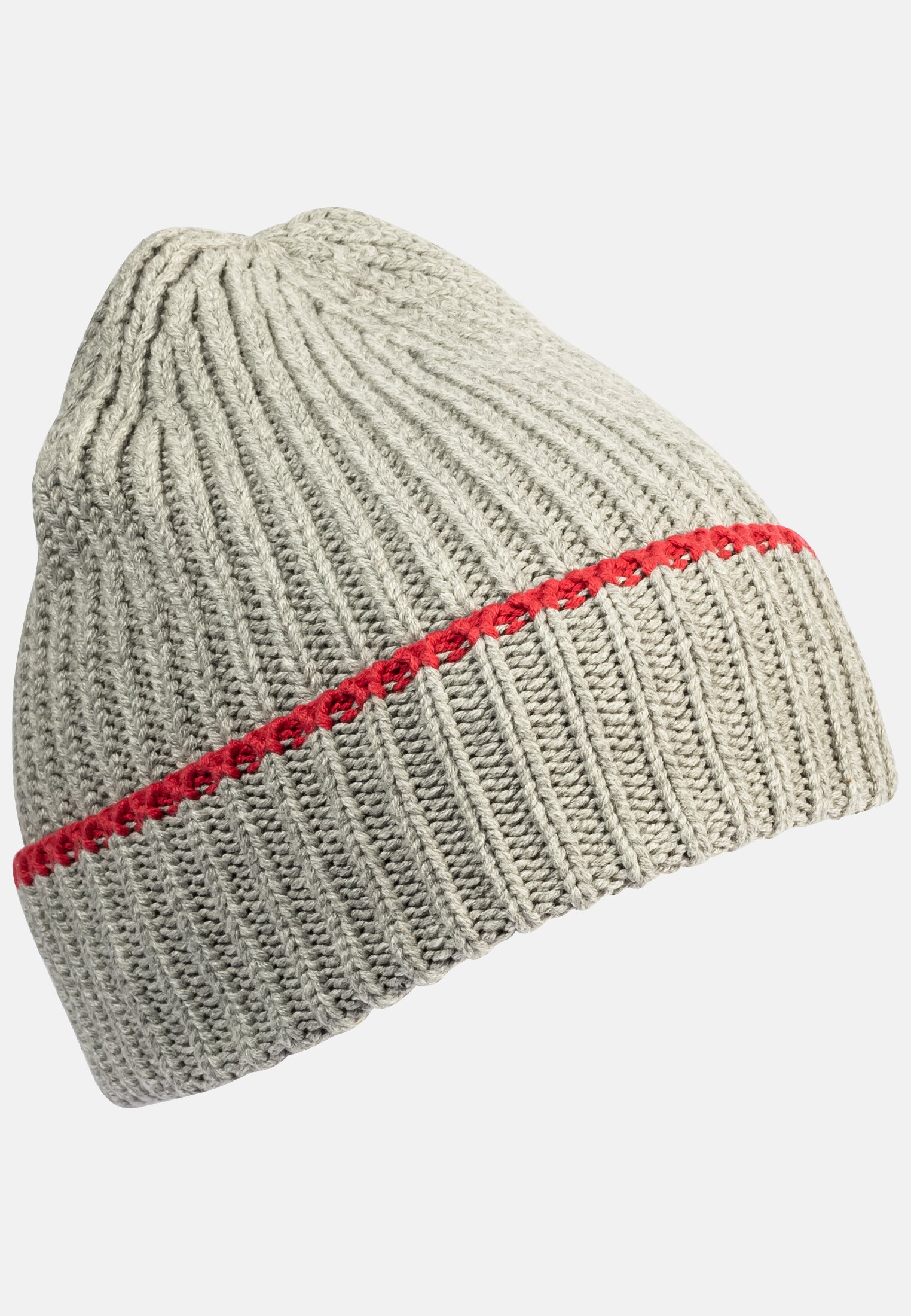 Camel Active Knitted beanie with contrasting stripes