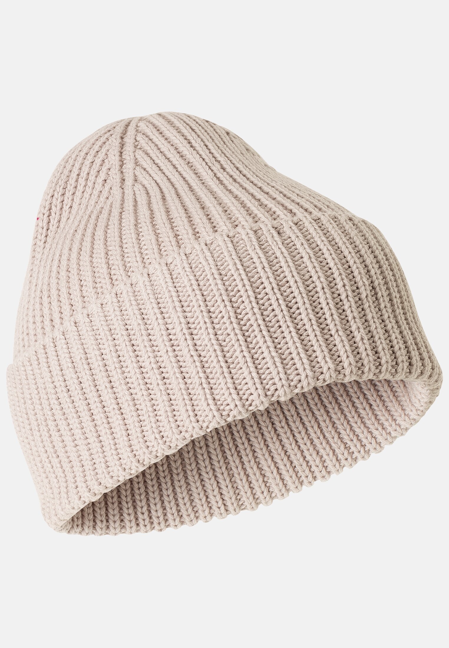 Camel Active Fine knit beanie in pure cotton