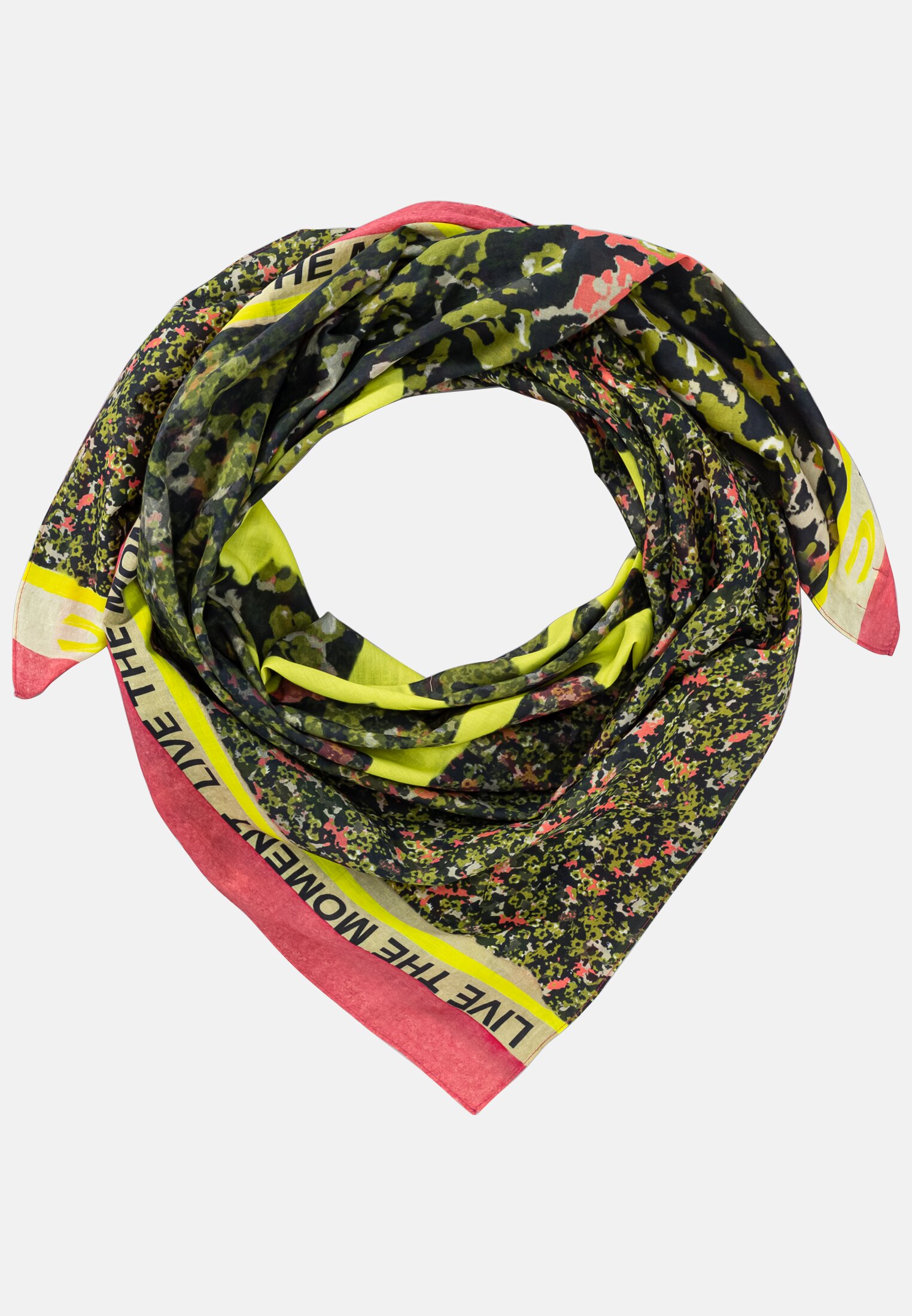 Camel Active Scarf with hand painted watercolour design