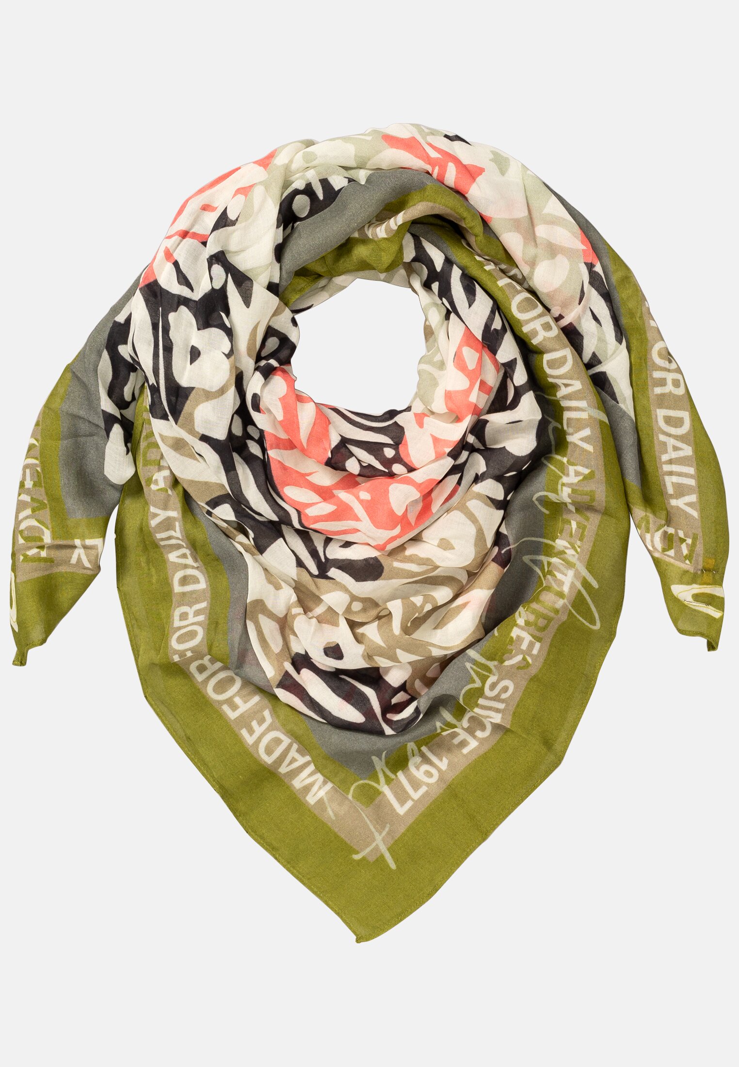 Camel Active Fashion scarf in quality cotton-modal mix