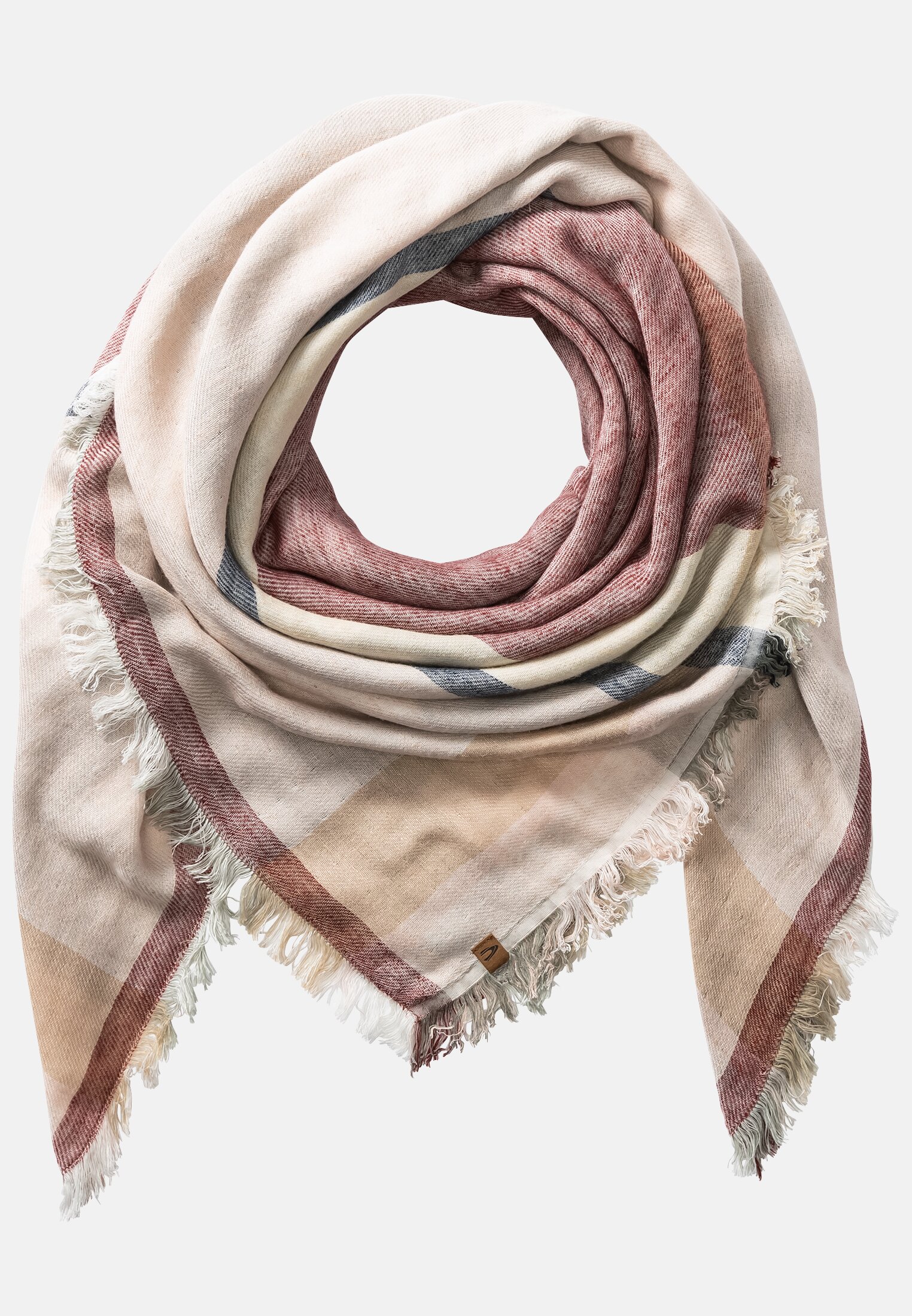 Camel Active Fine woven scarf made from soft cotton mix