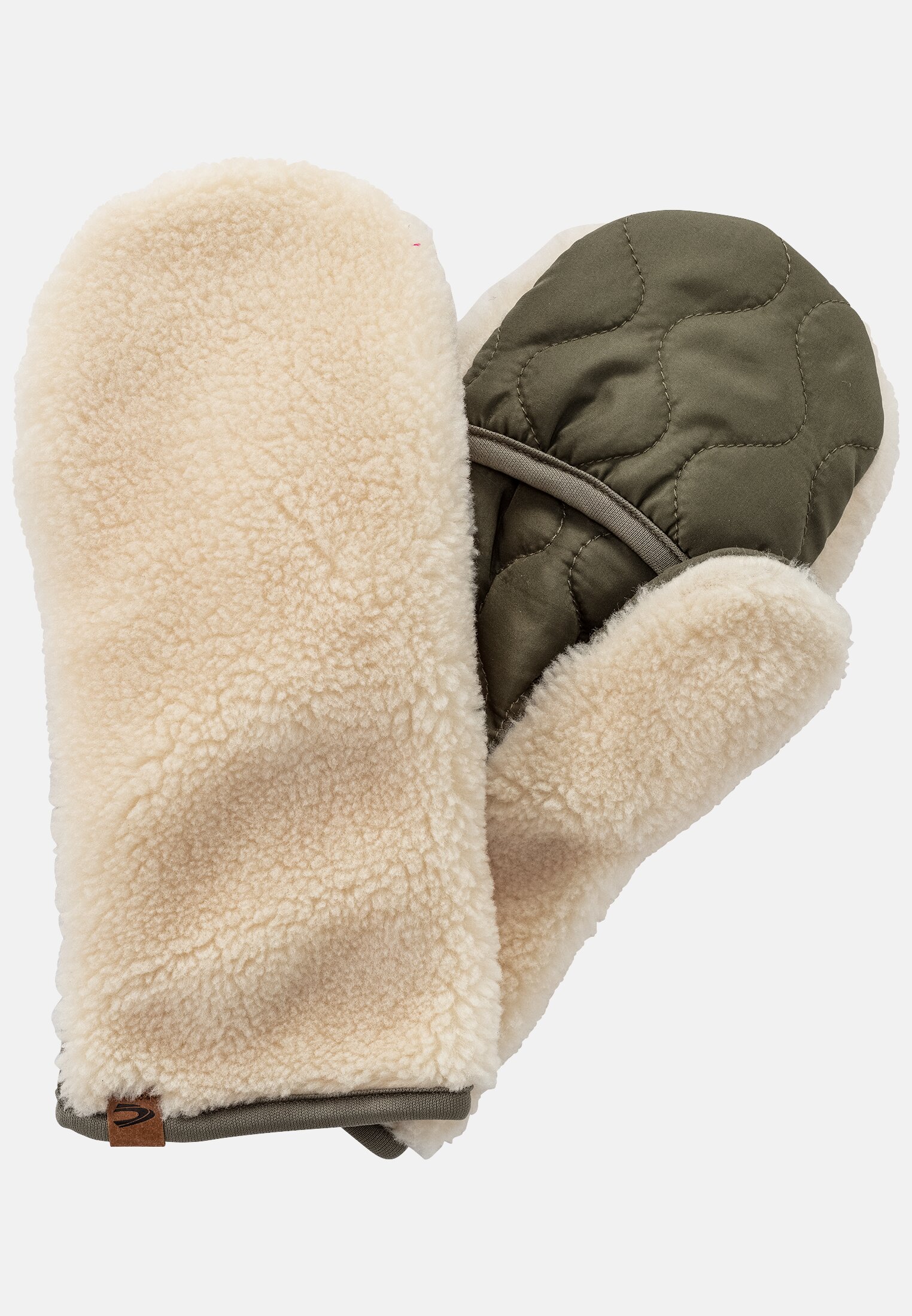 Camel Active Mittens with teddy trim