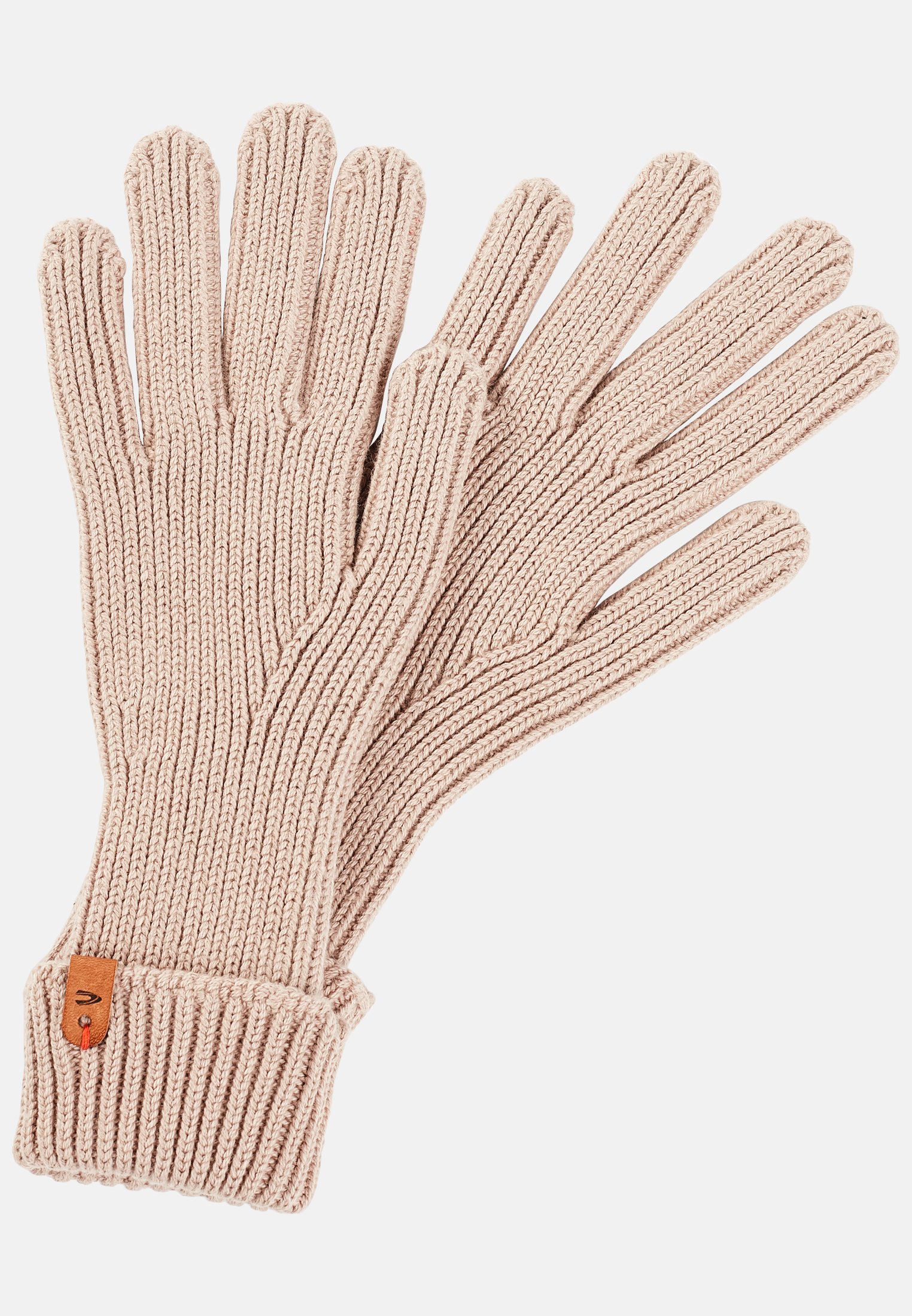 Camel Active Knitted gloves from a cotton-cashmere mix