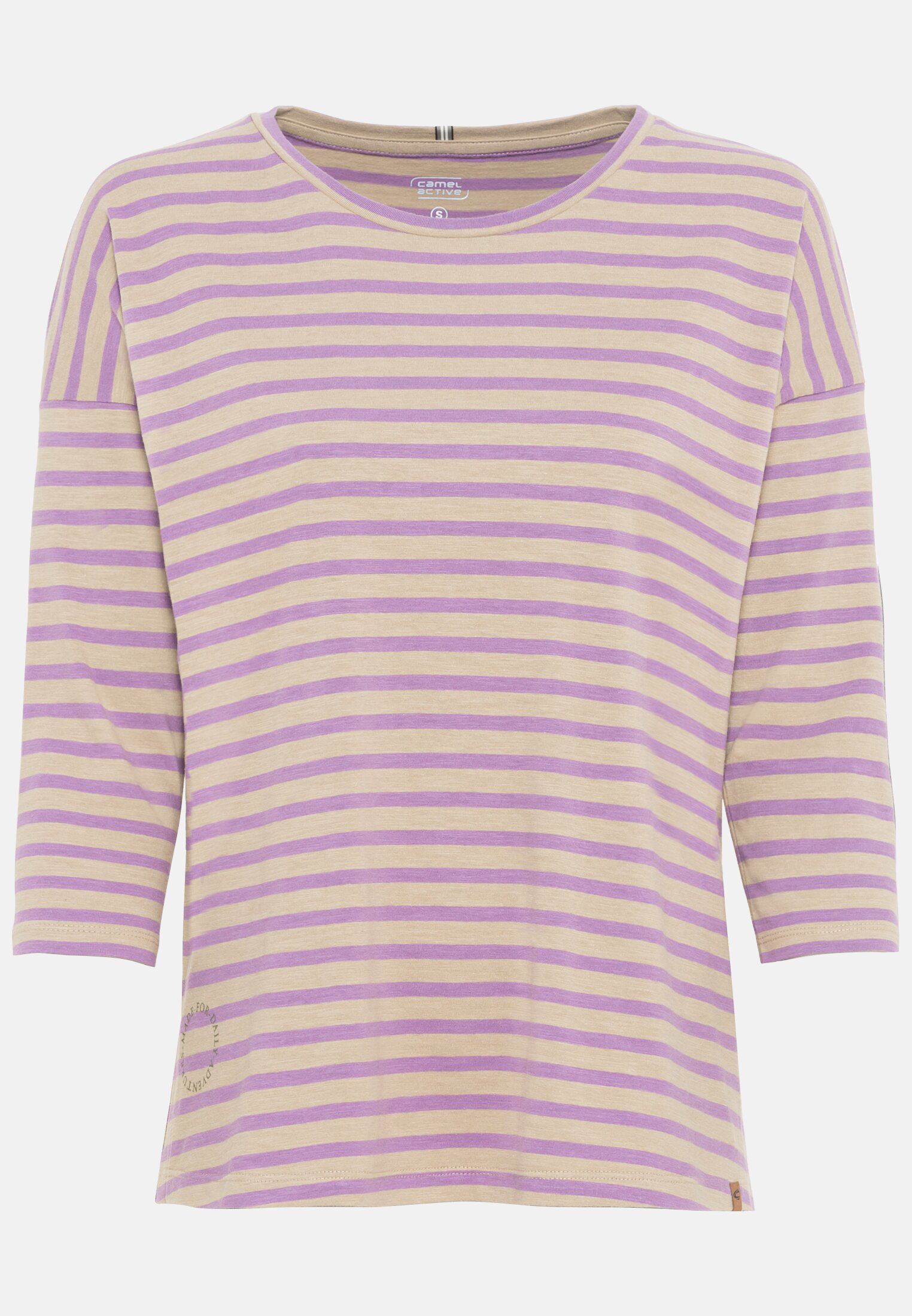 Camel Active Striped Shirt made from organic cotton