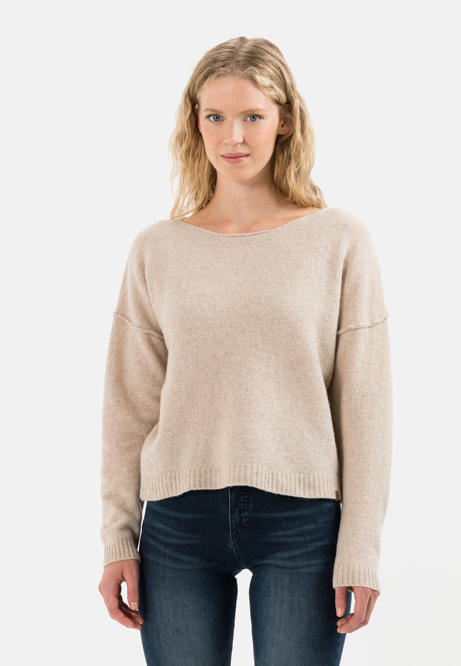 Camel Active Knitted jumper in recycled wool mix