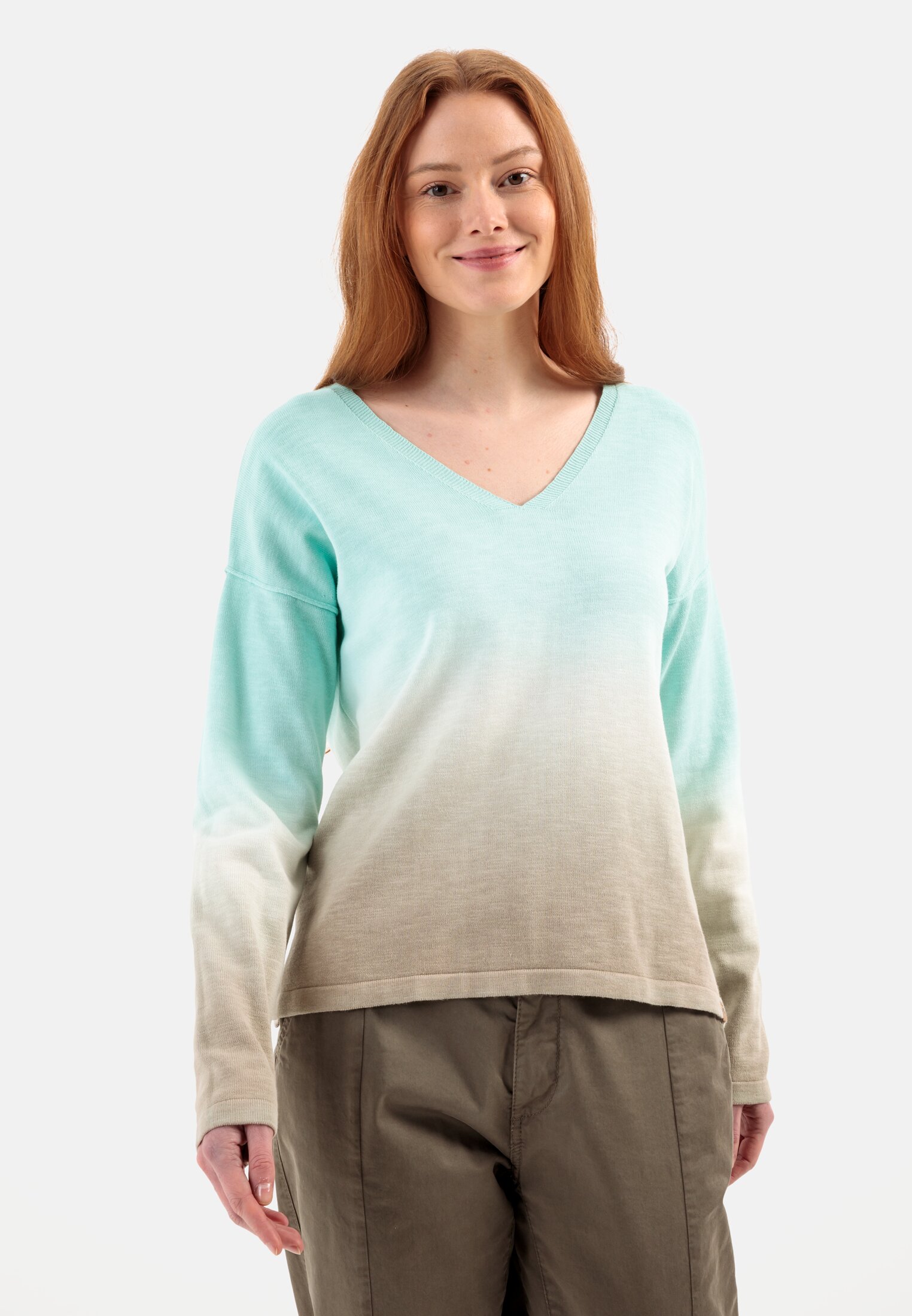 Camel Active Knit Sweater with dip dye effect