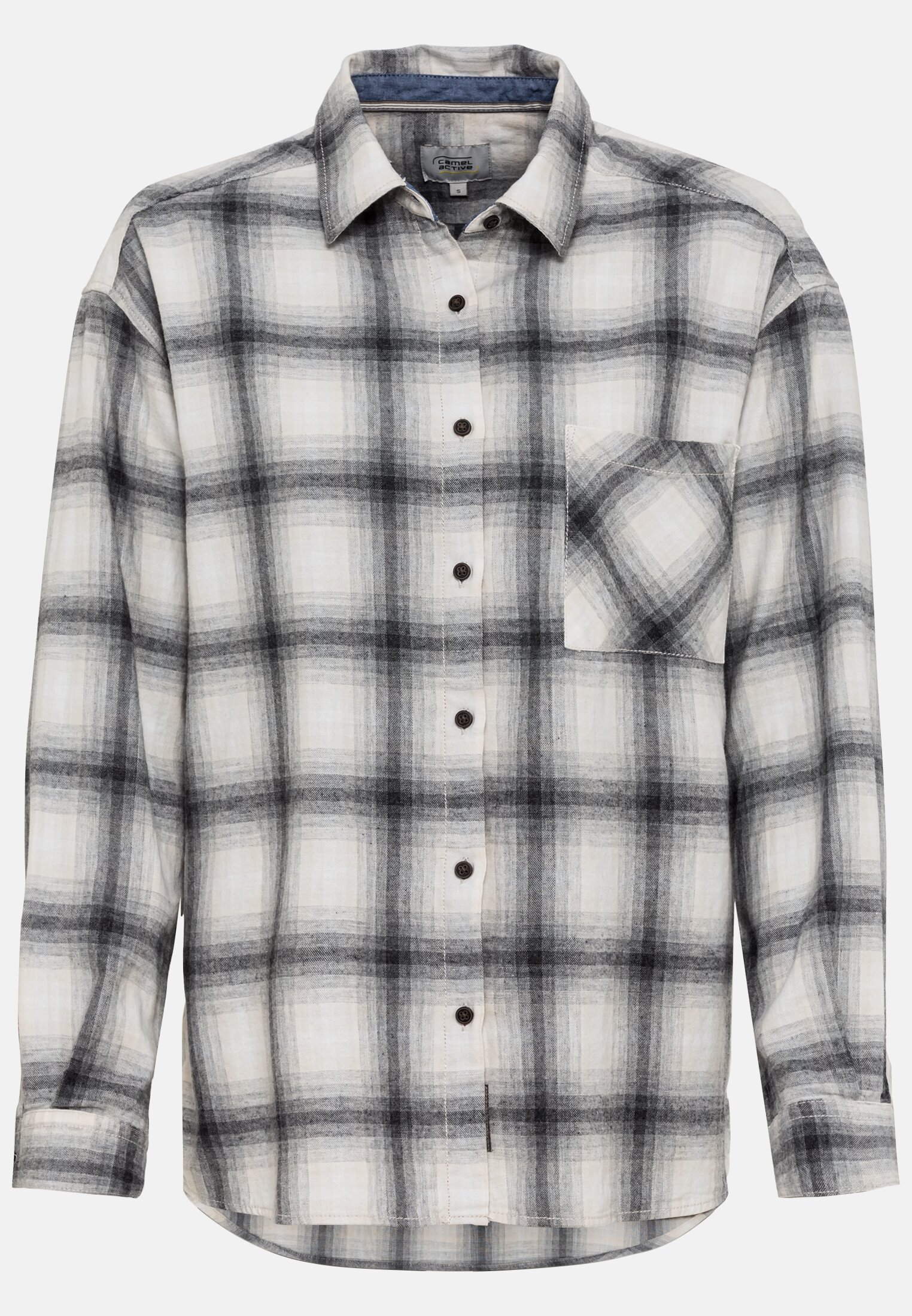 Camel Active Blouse in checked flannel