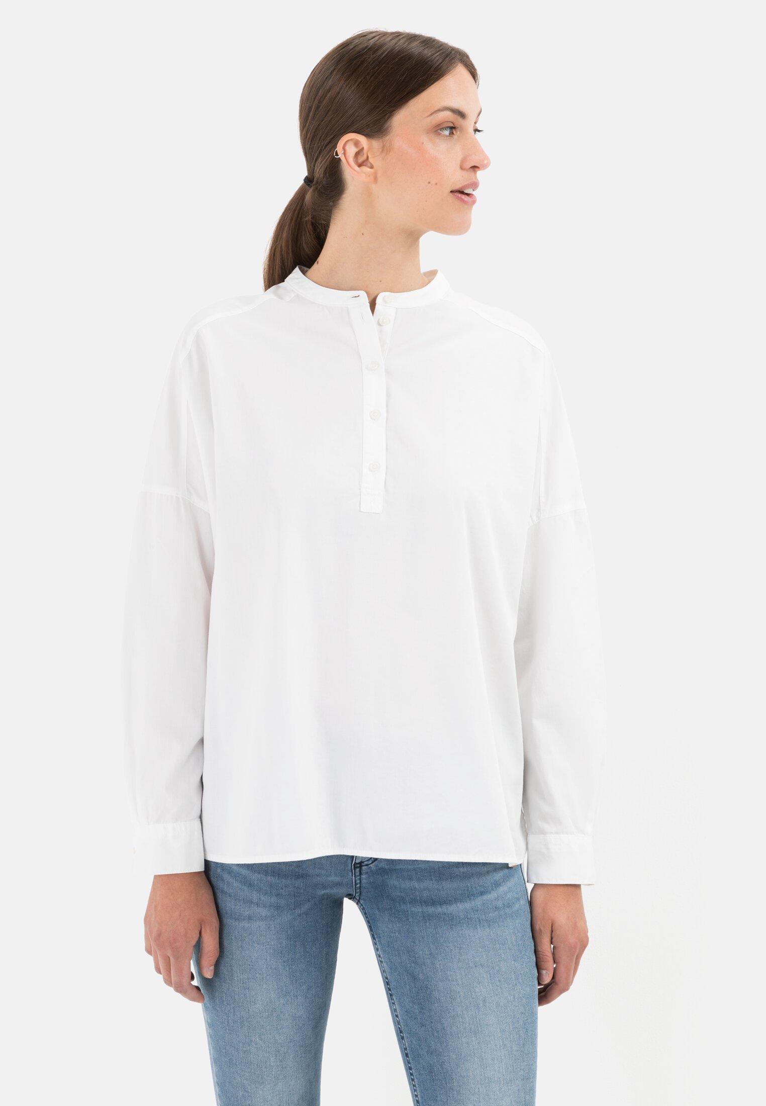 Camel Active Long sleeve blouse made from cotton