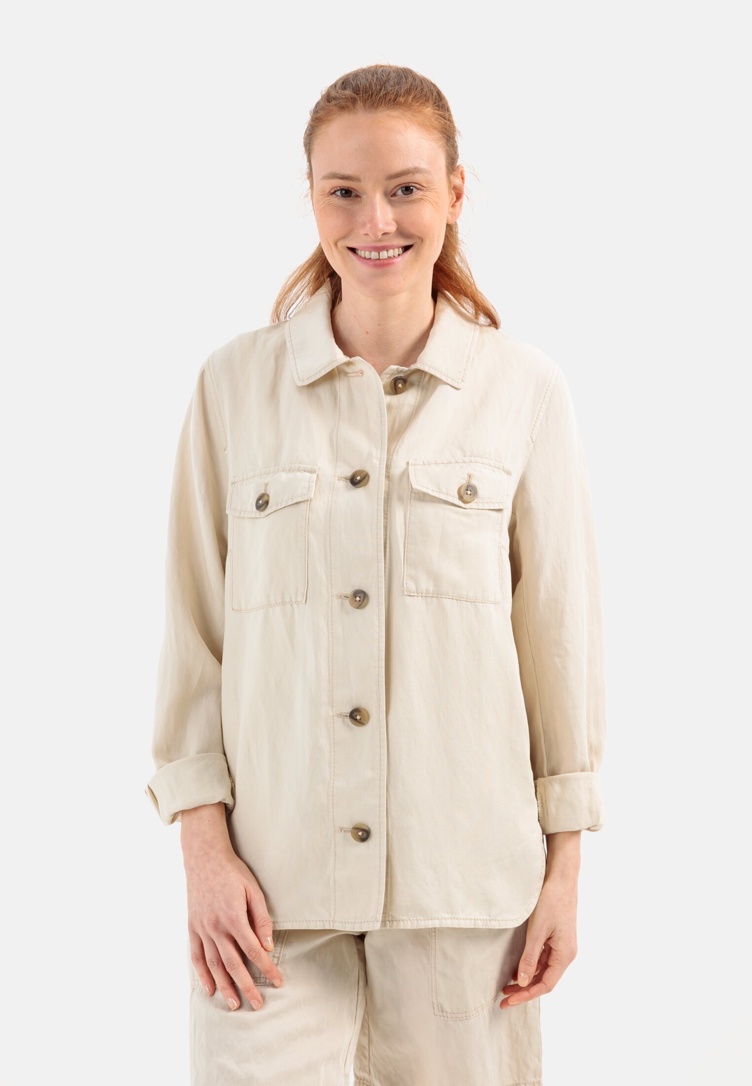 Camel Active Overshirt in a summery linen mix