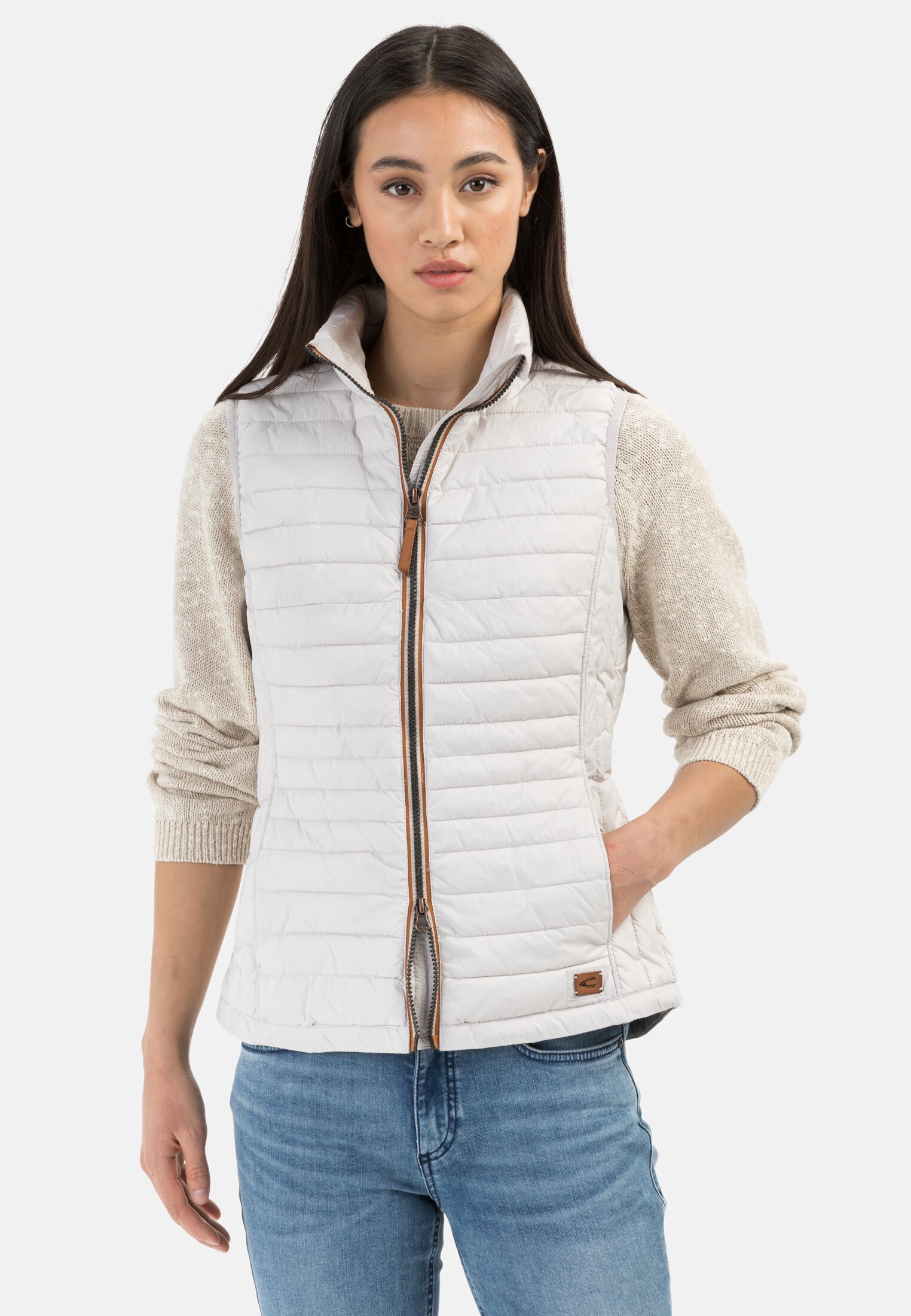Camel Active Quilted vest made from 100% recycled material