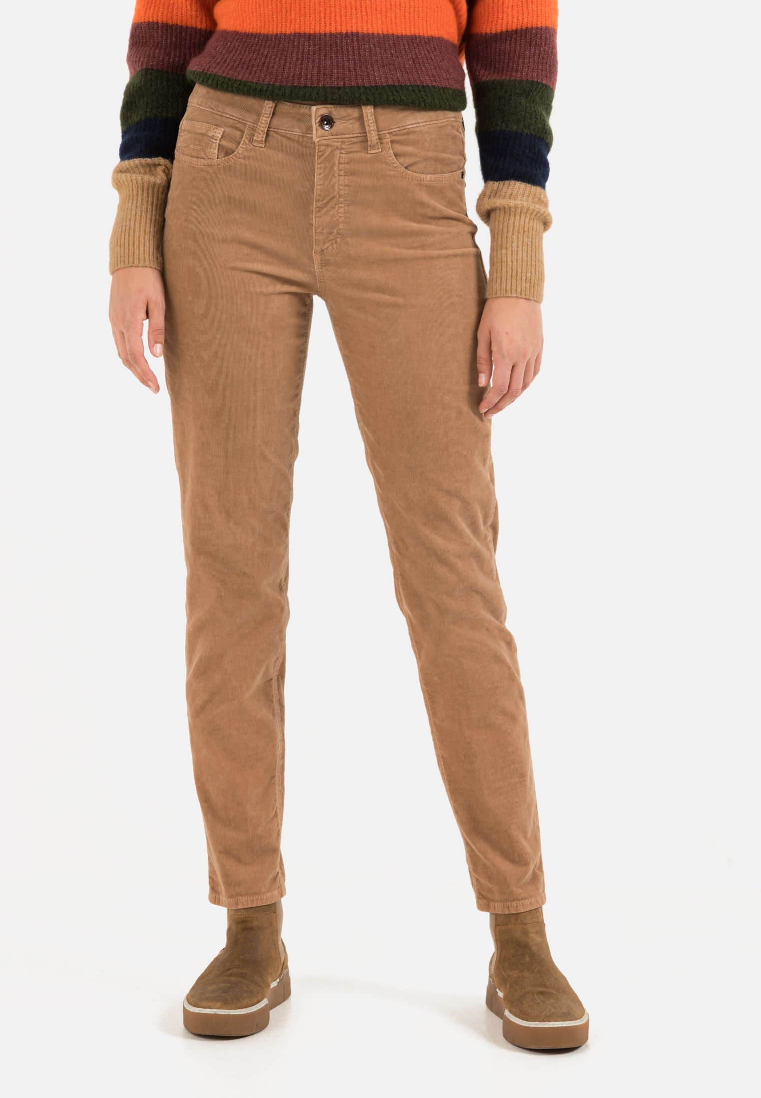 Camel Active Corduroy Trousers Straight Fit