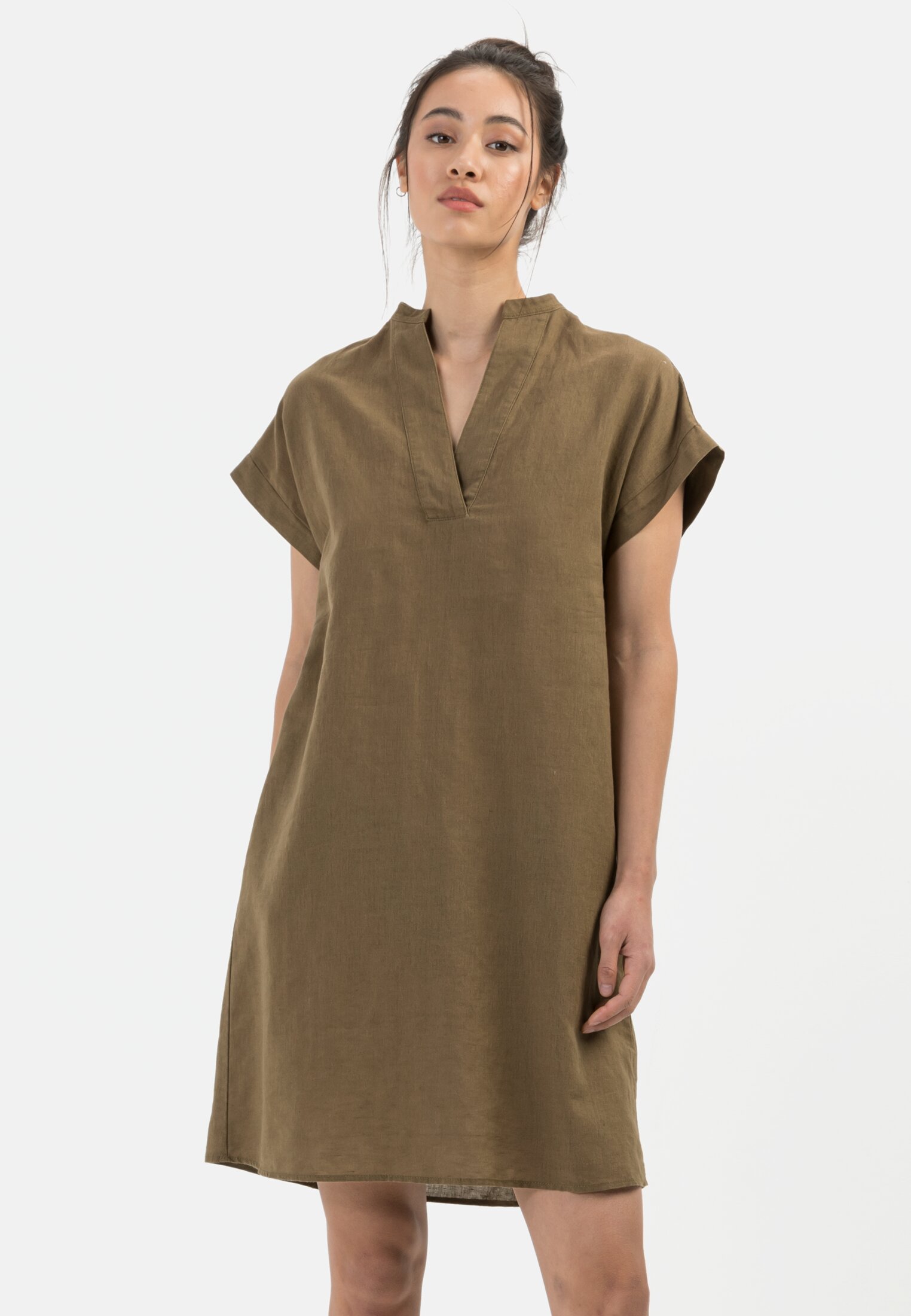 Camel Active Summer slip dress in linen mix