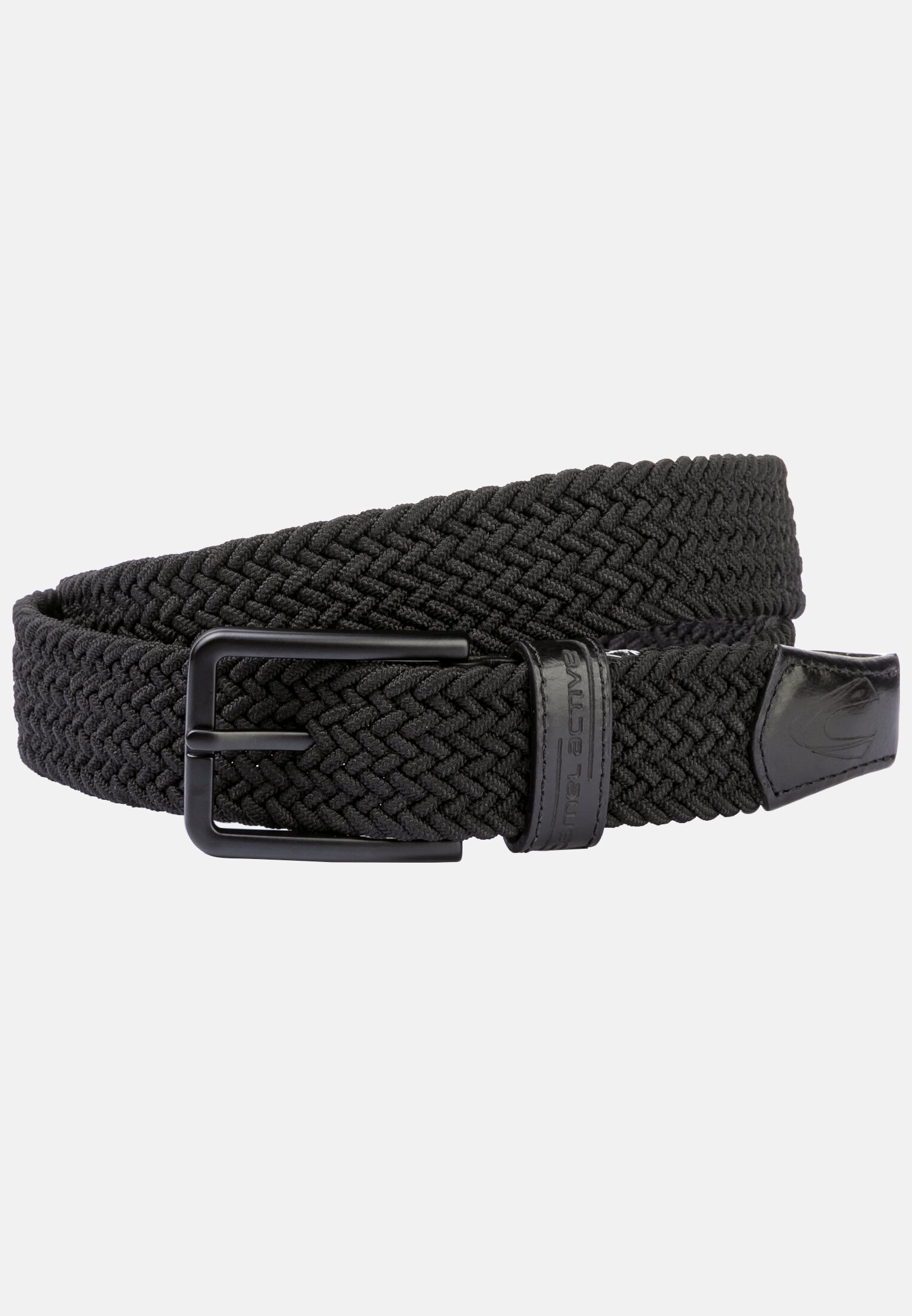 Camel Active Braided belt with leather details