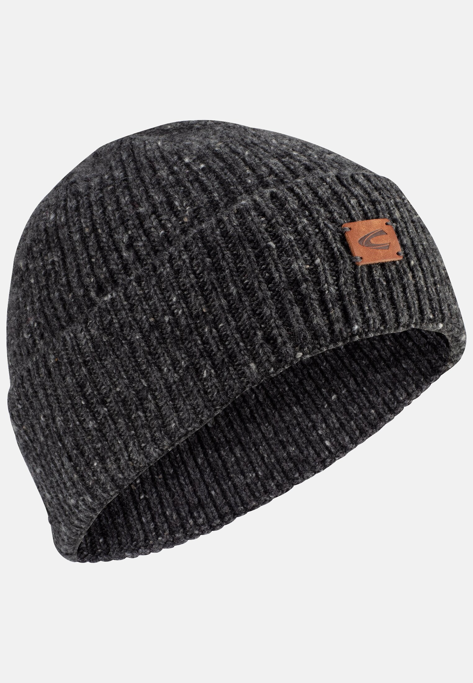 Camel Active Knitted beanie with merino wool