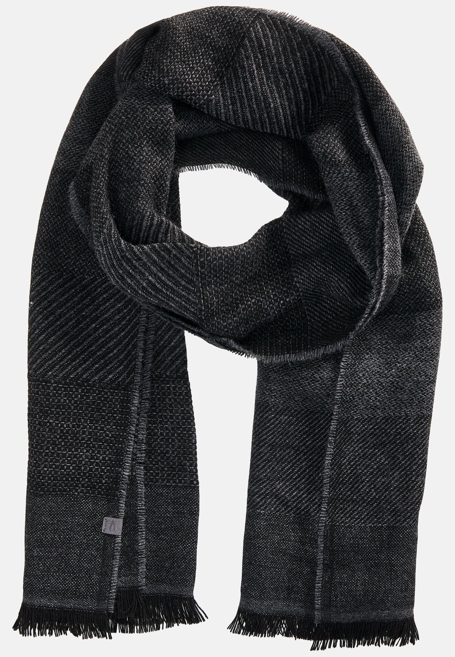 Camel Active Woven scarf with tonal colorblocking