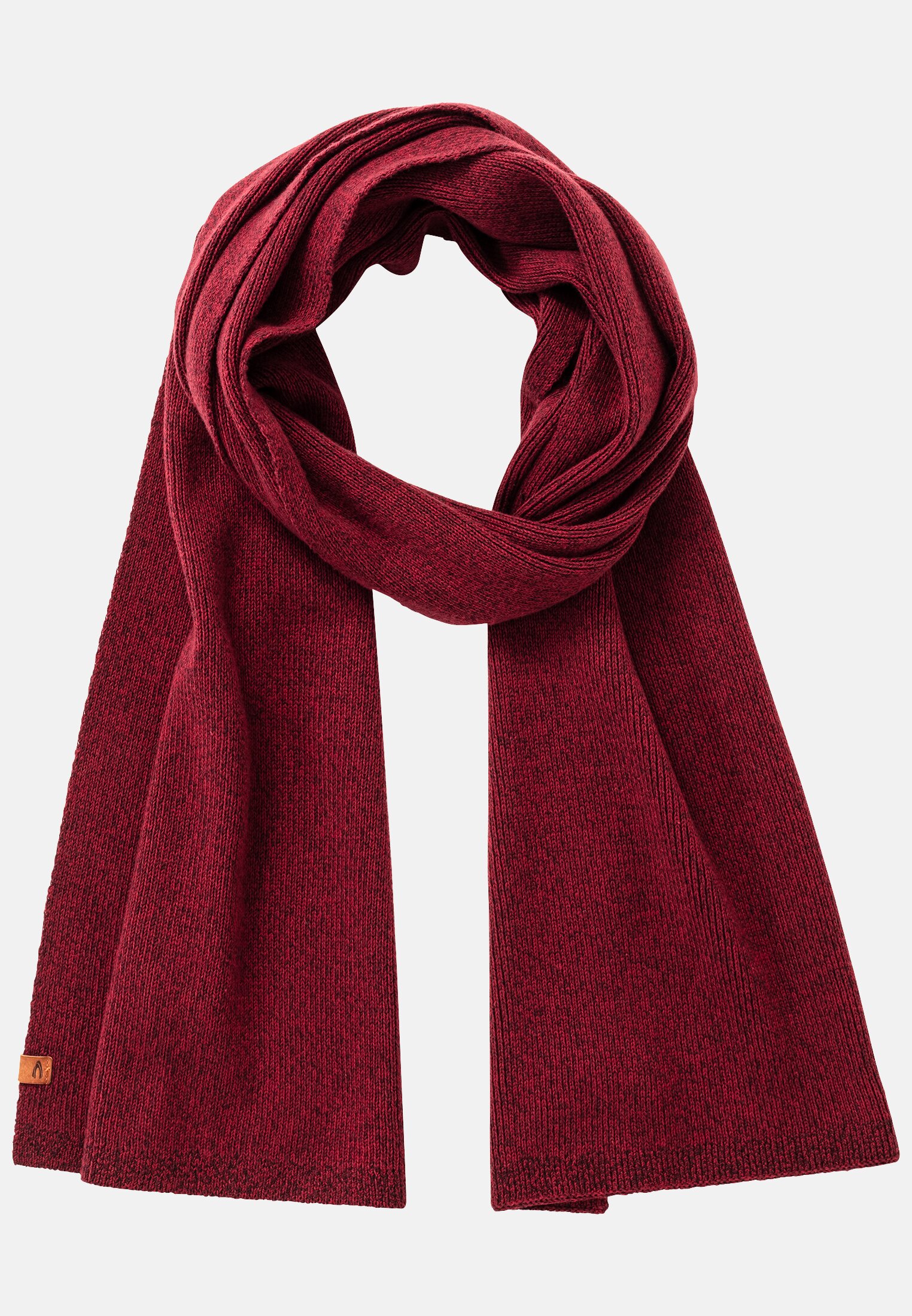 Camel Active Knitted scarf made of pure cotton