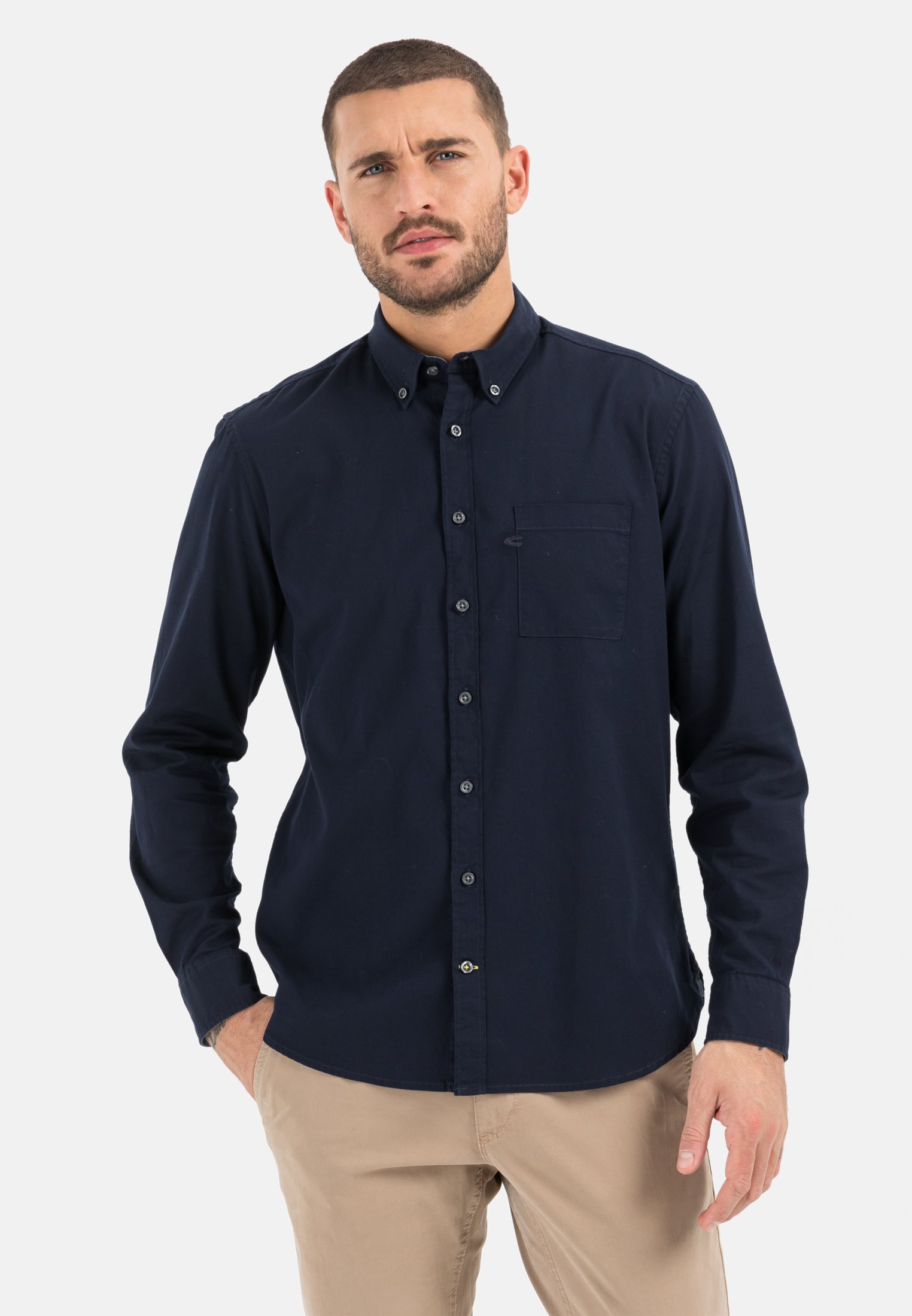 Camel Active Long sleeve shirt with button down collar