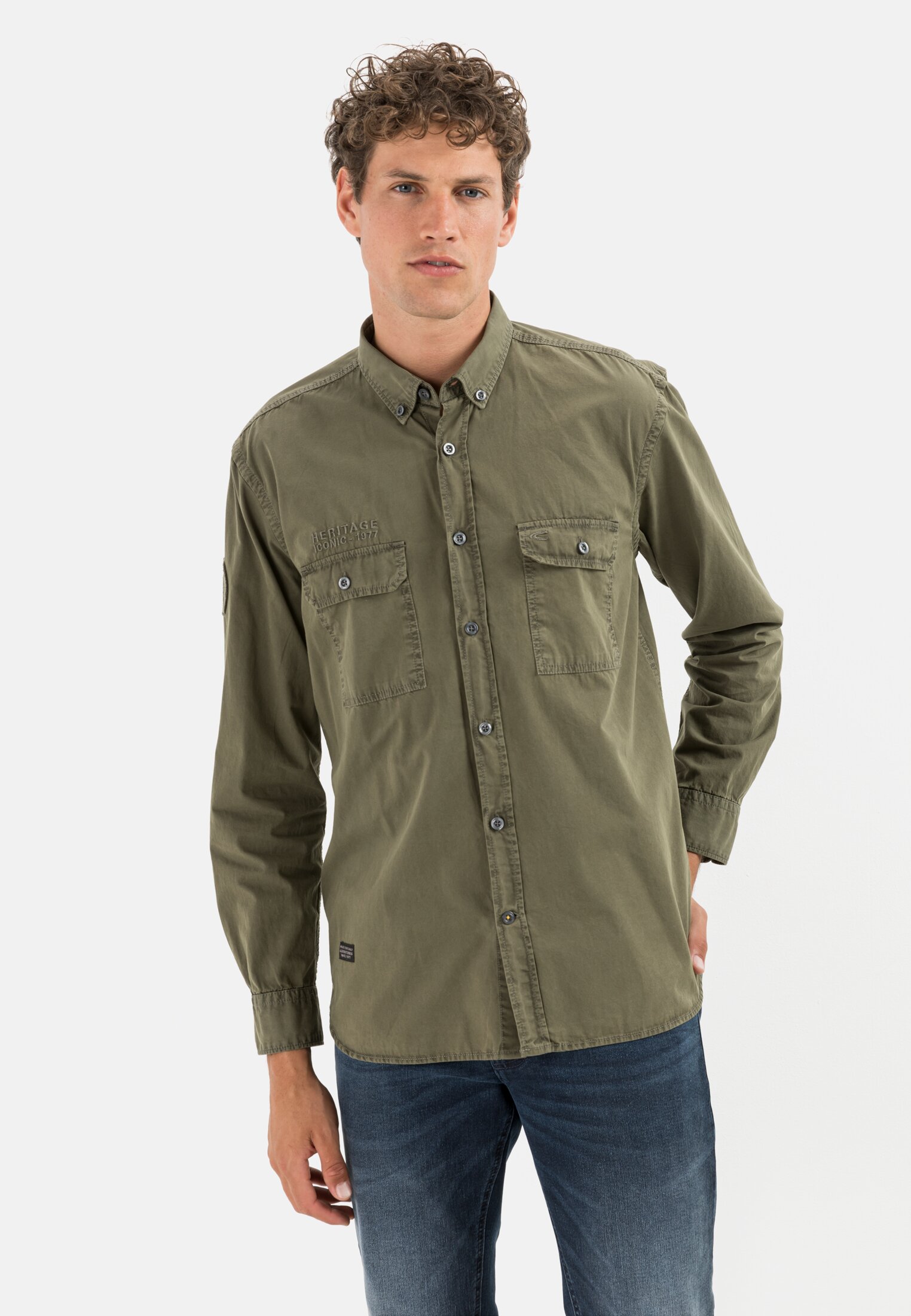 Camel Active Longsleeve shirt made from pure cotton