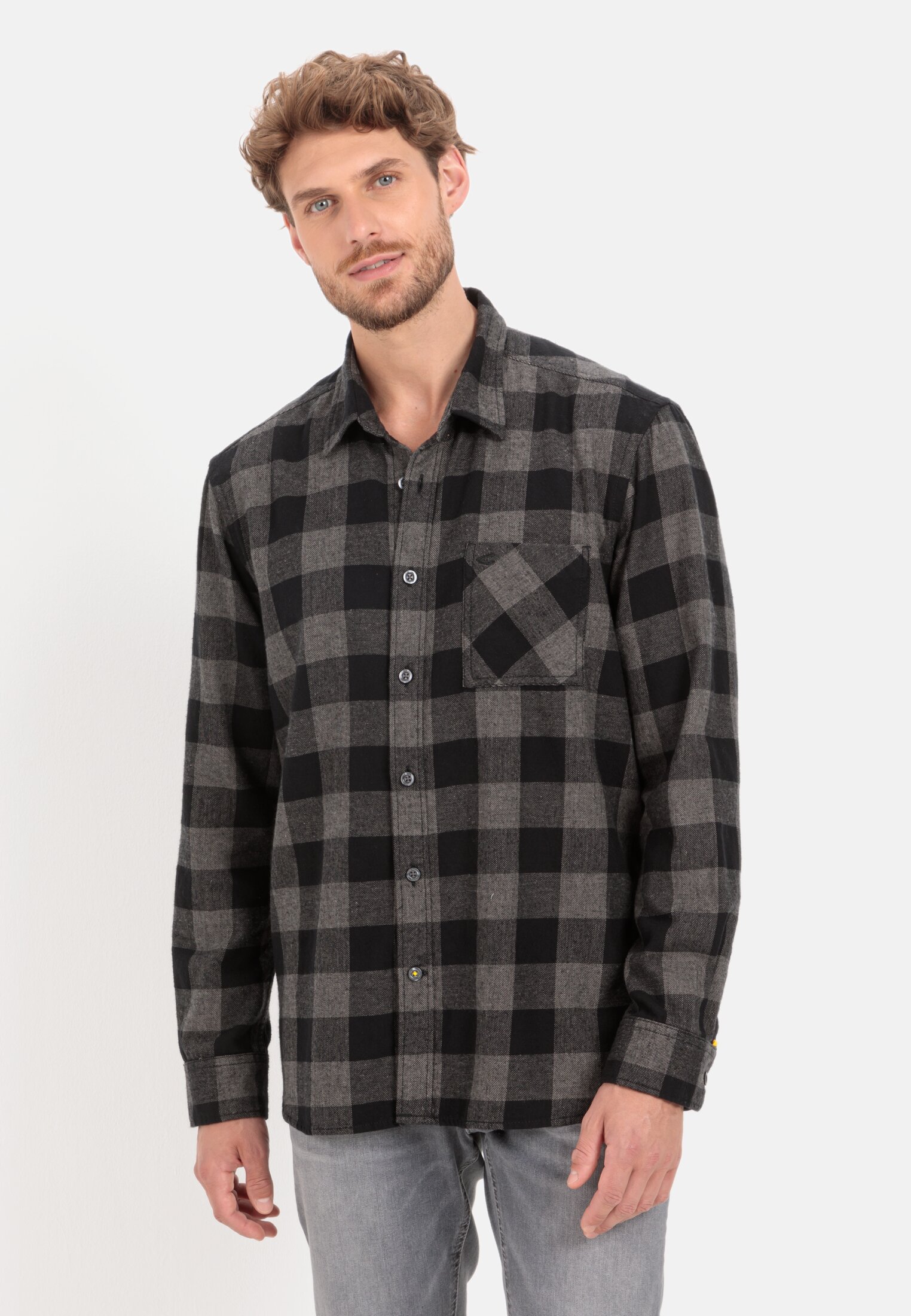 Camel Active Check shirt in soft cotton