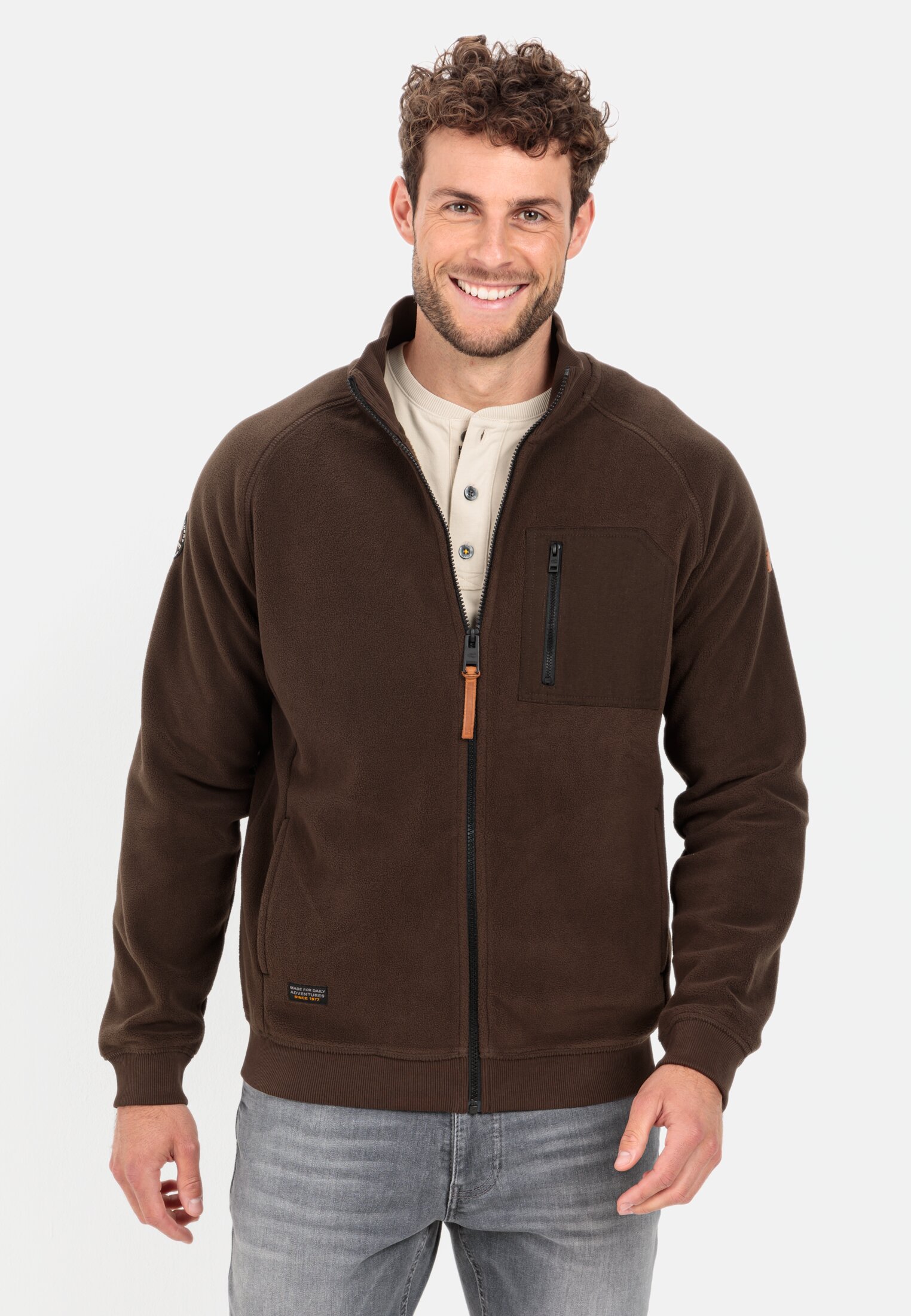 Camel Active Fleece jacket in recycled polyester
