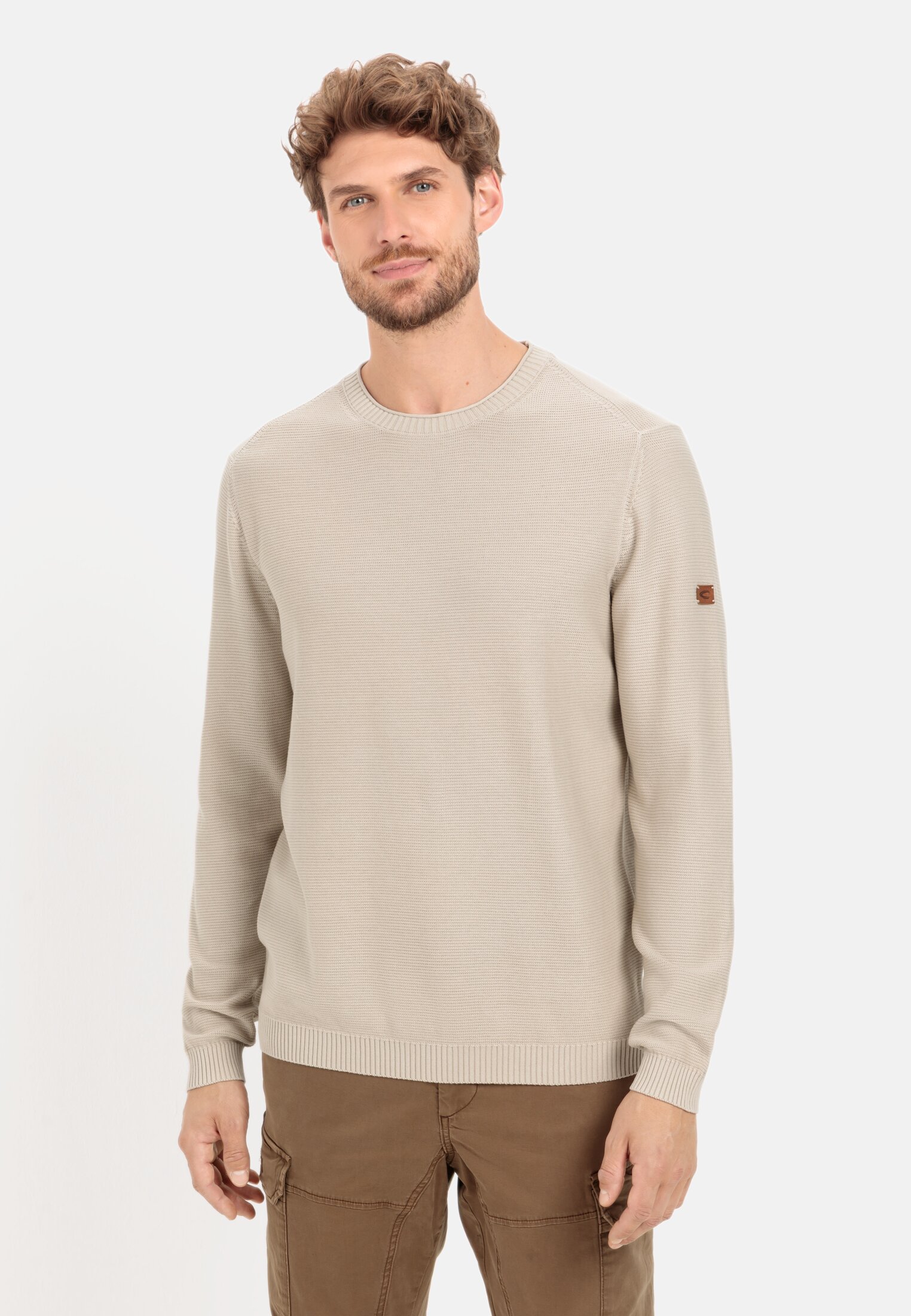 Camel Active Knitted pullover made from organic cotton