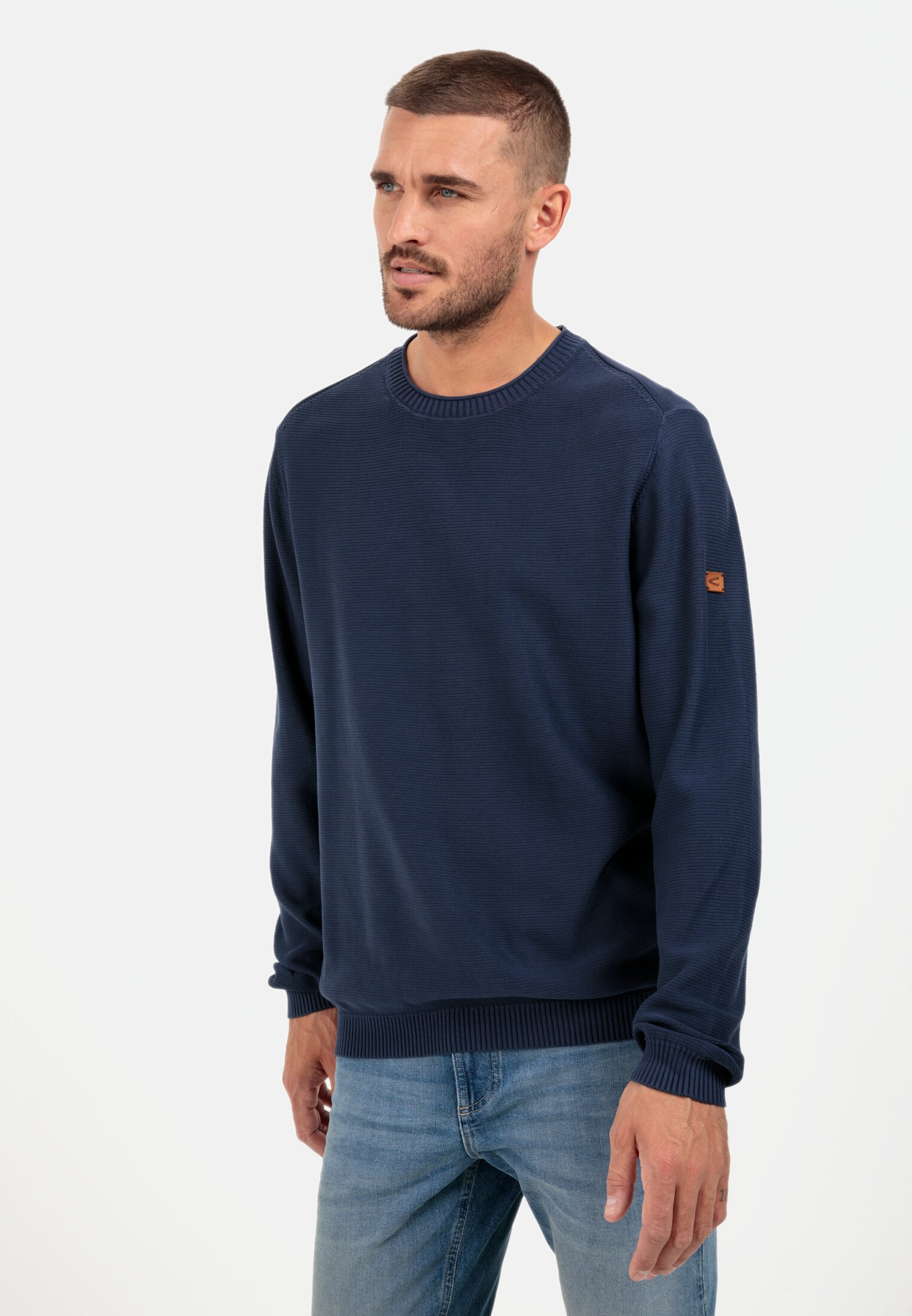 Camel Active Knitted pullover made from organic cotton
