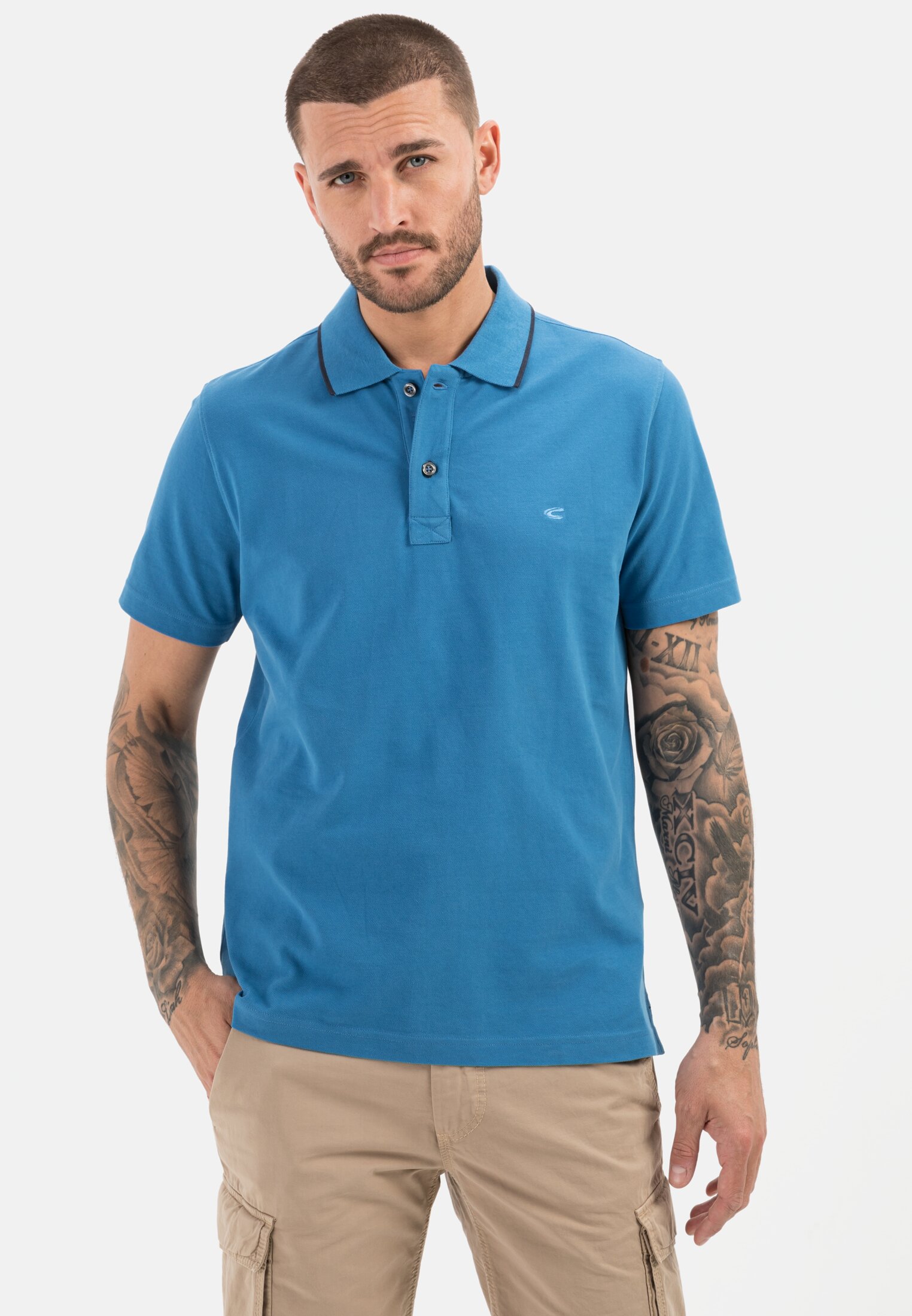 Camel Active Shortsleeve Poloshirt made from pure Cotton