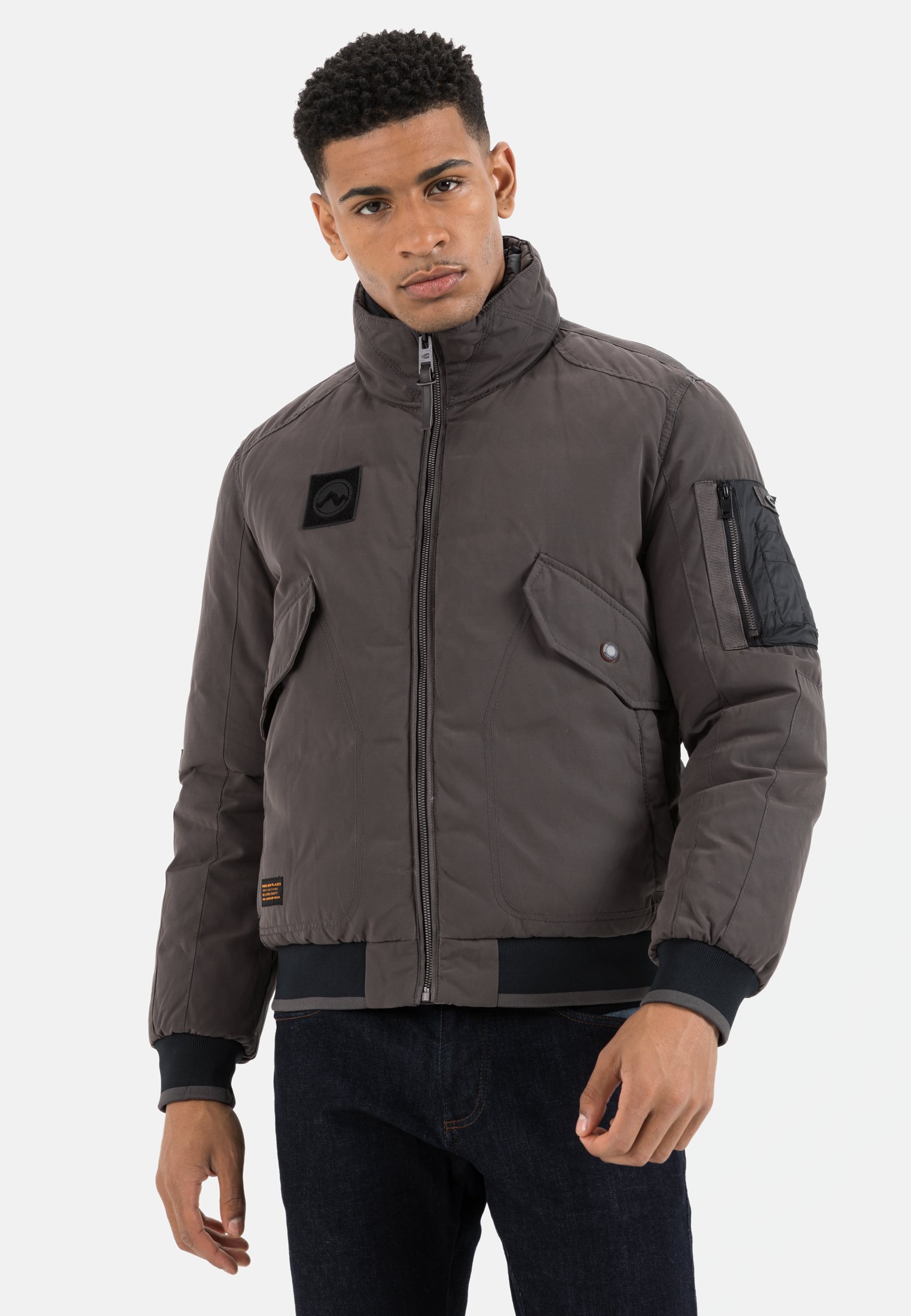 Camel Active Bomber jacket with quilted back