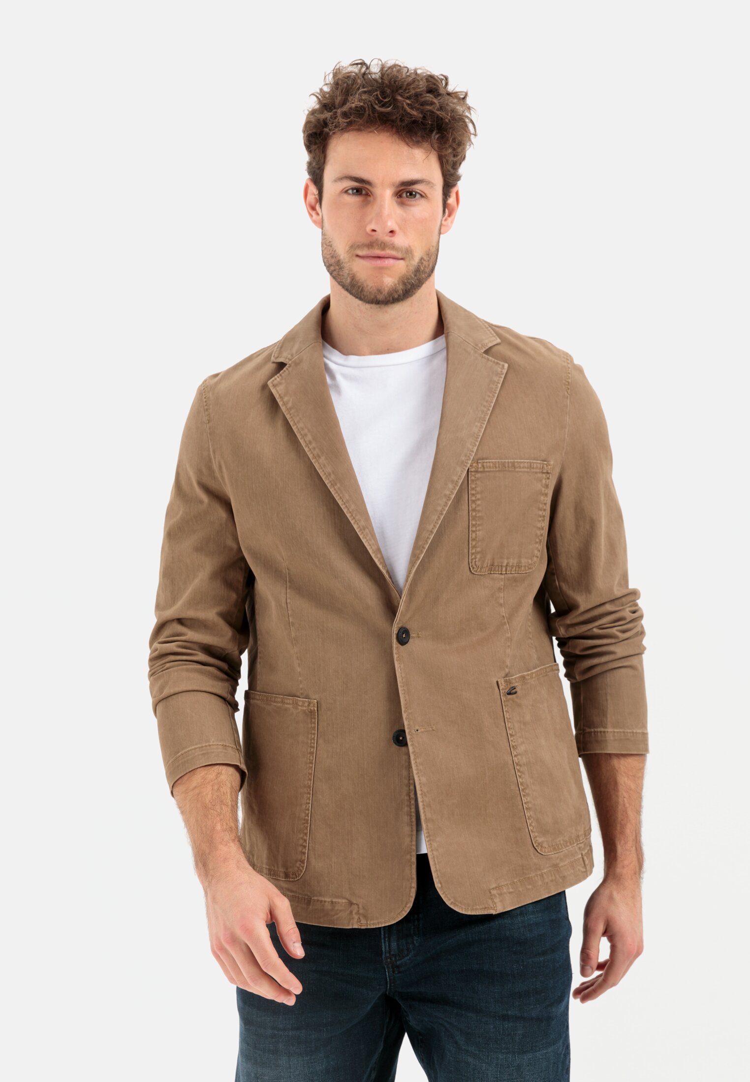 Camel Active Casual jacket with 2-way stretch
