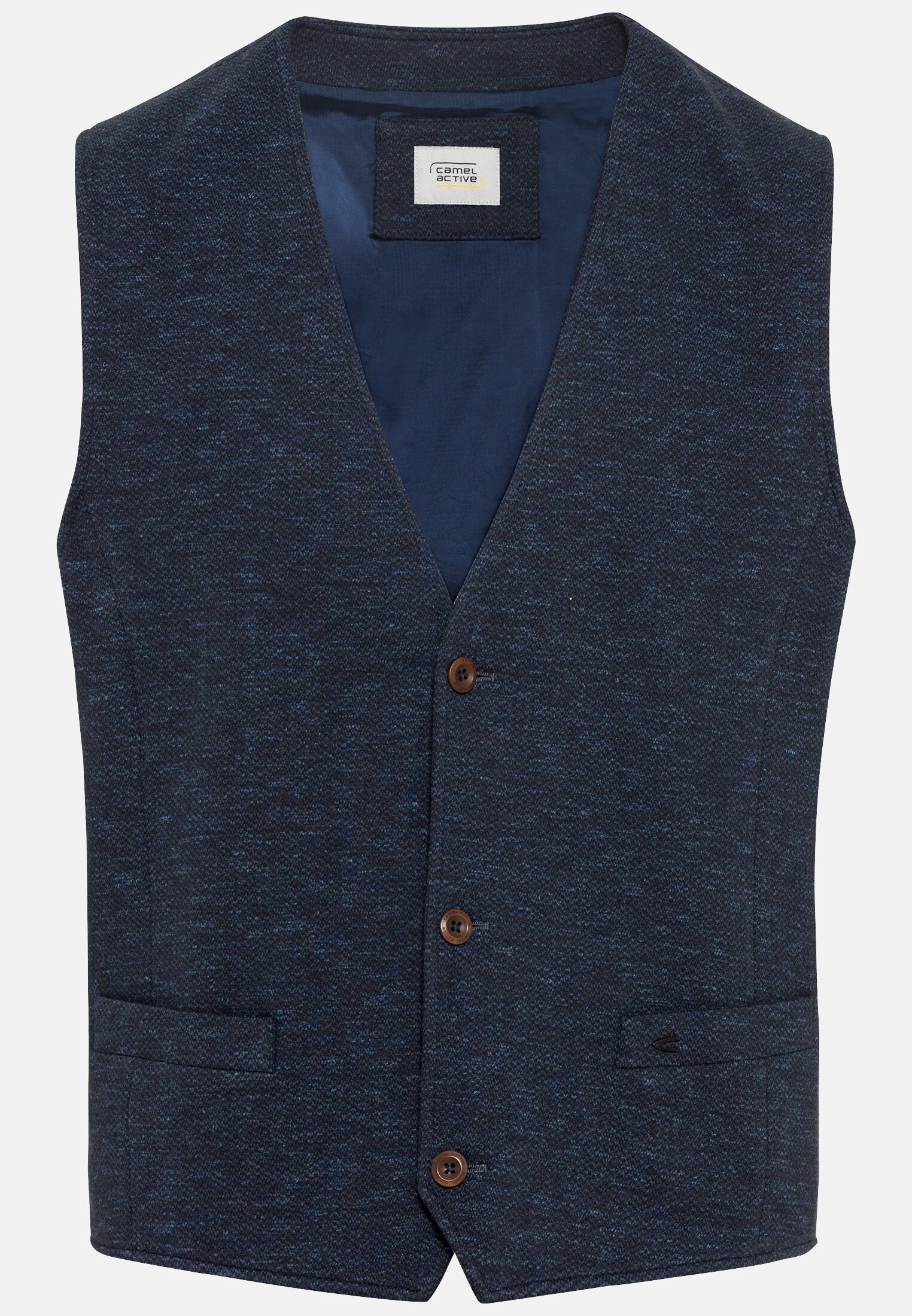 Camel Active Waistcoat in jersey structure