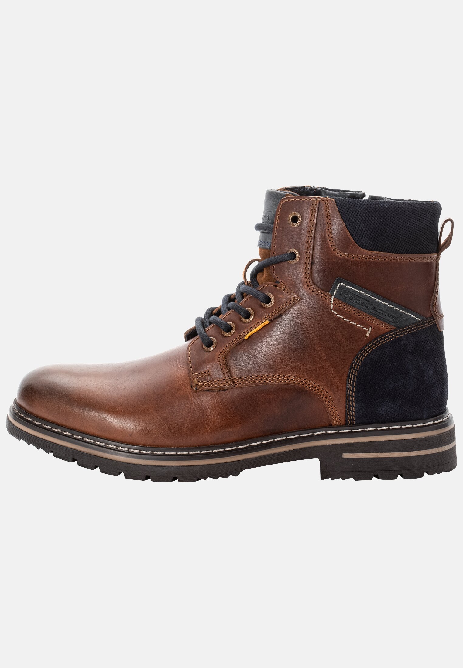 Camel Active Lace-up boot made from genius leather