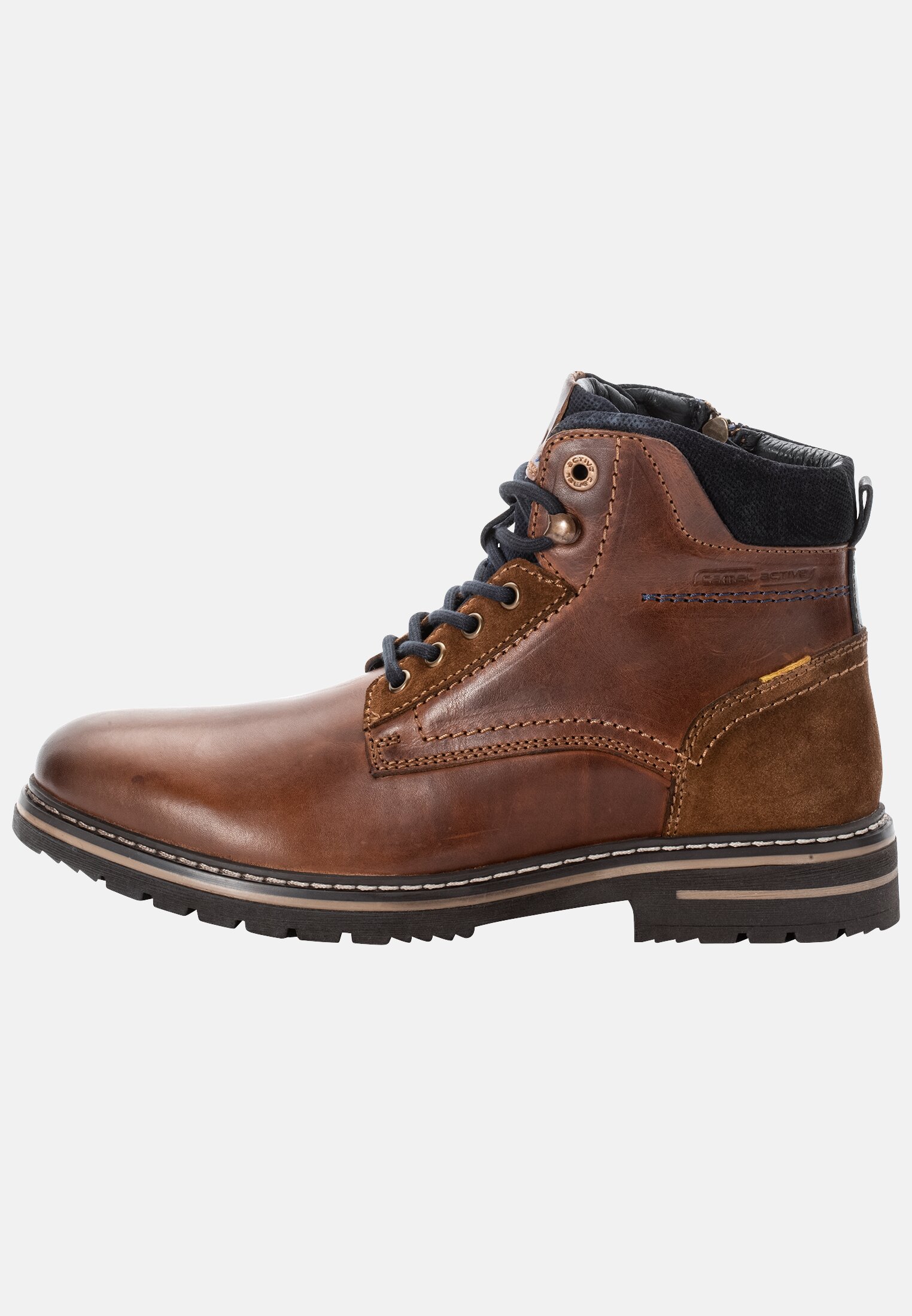Camel Active Lace-up boot in genuine leather