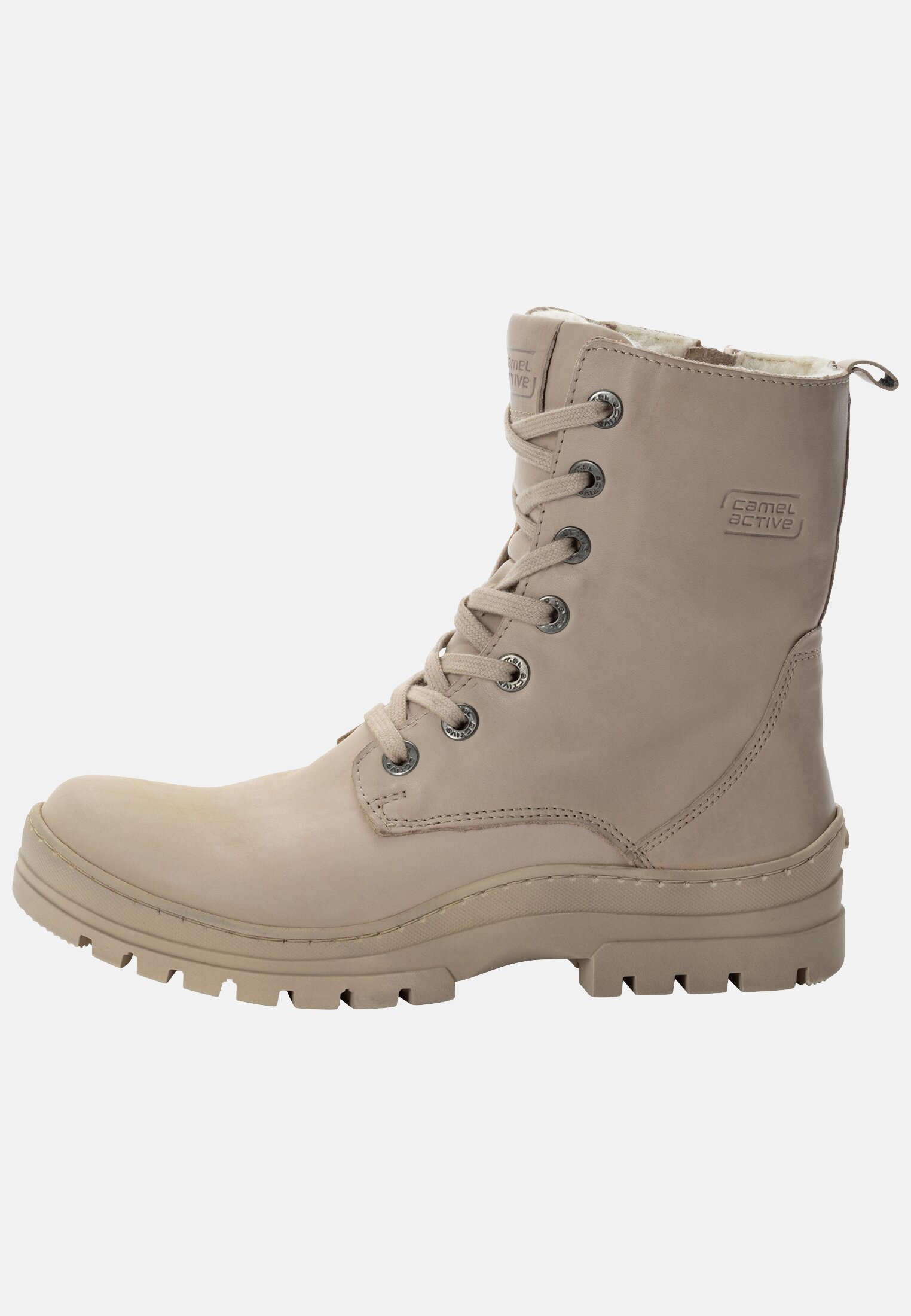 Camel Active Lace-up boot made from cowhide