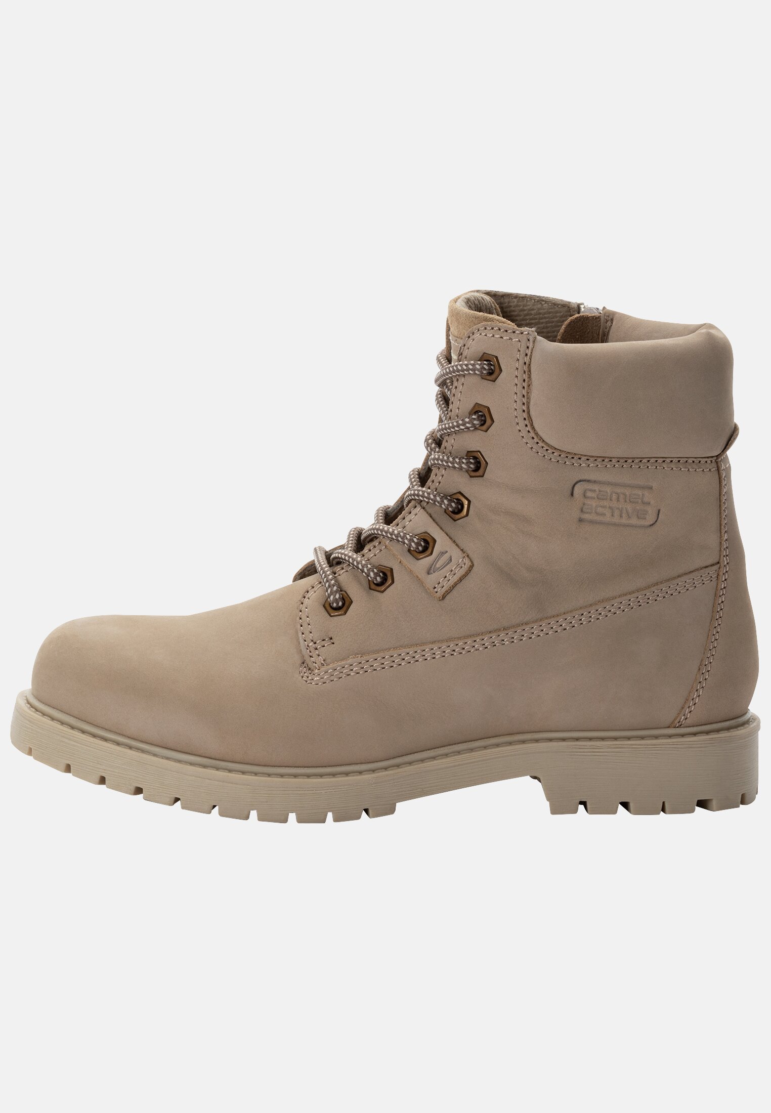 Camel Active Lace-up boot made of genuine leather